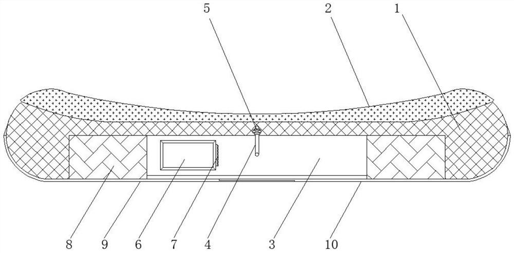 Clinical cooling device for emergency treatment