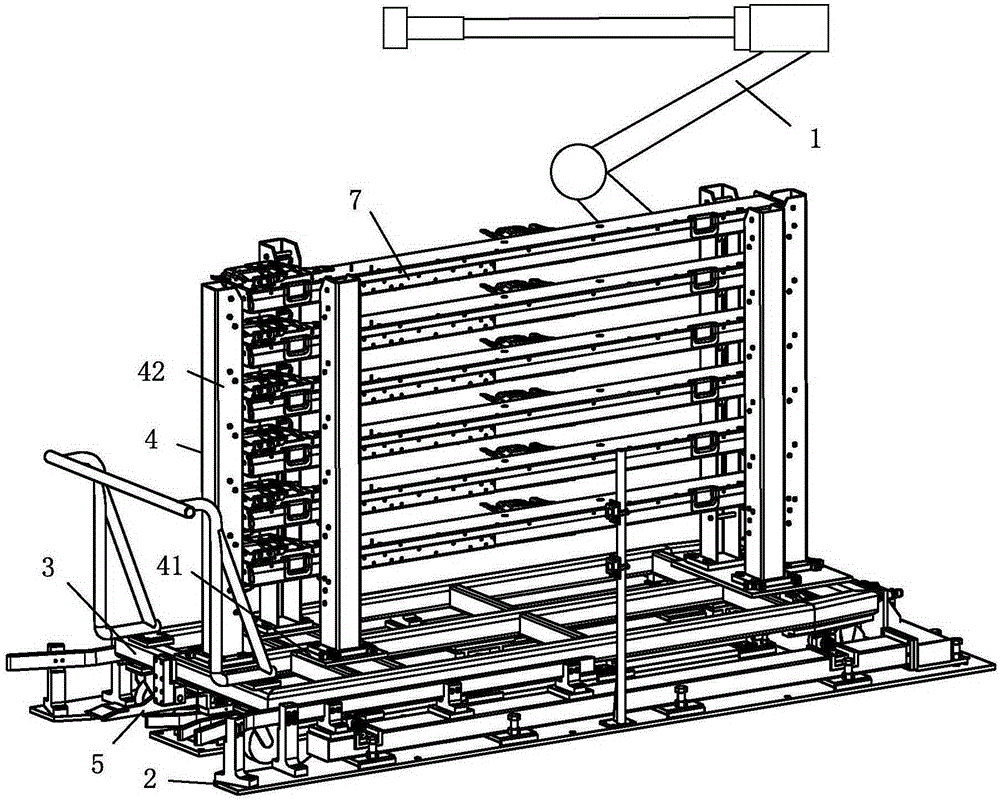 Automobile door sill assembly welding and feeding device