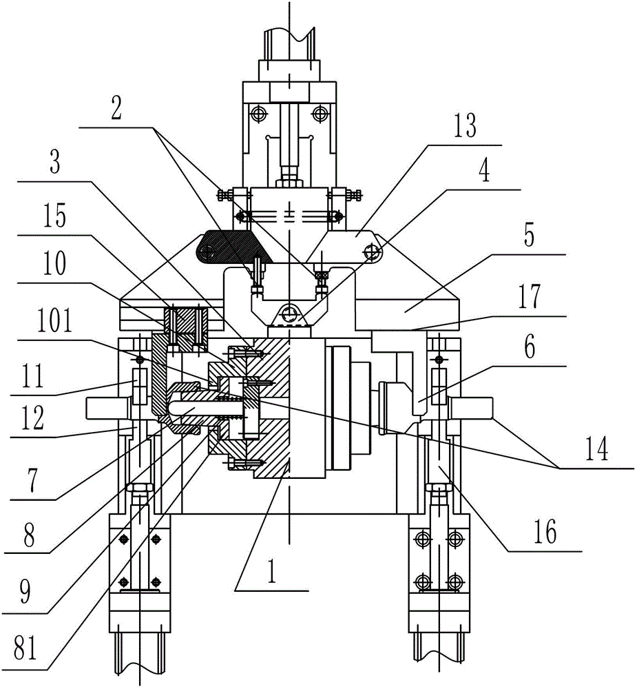 A constant velocity universal joint bell shell scraping tool