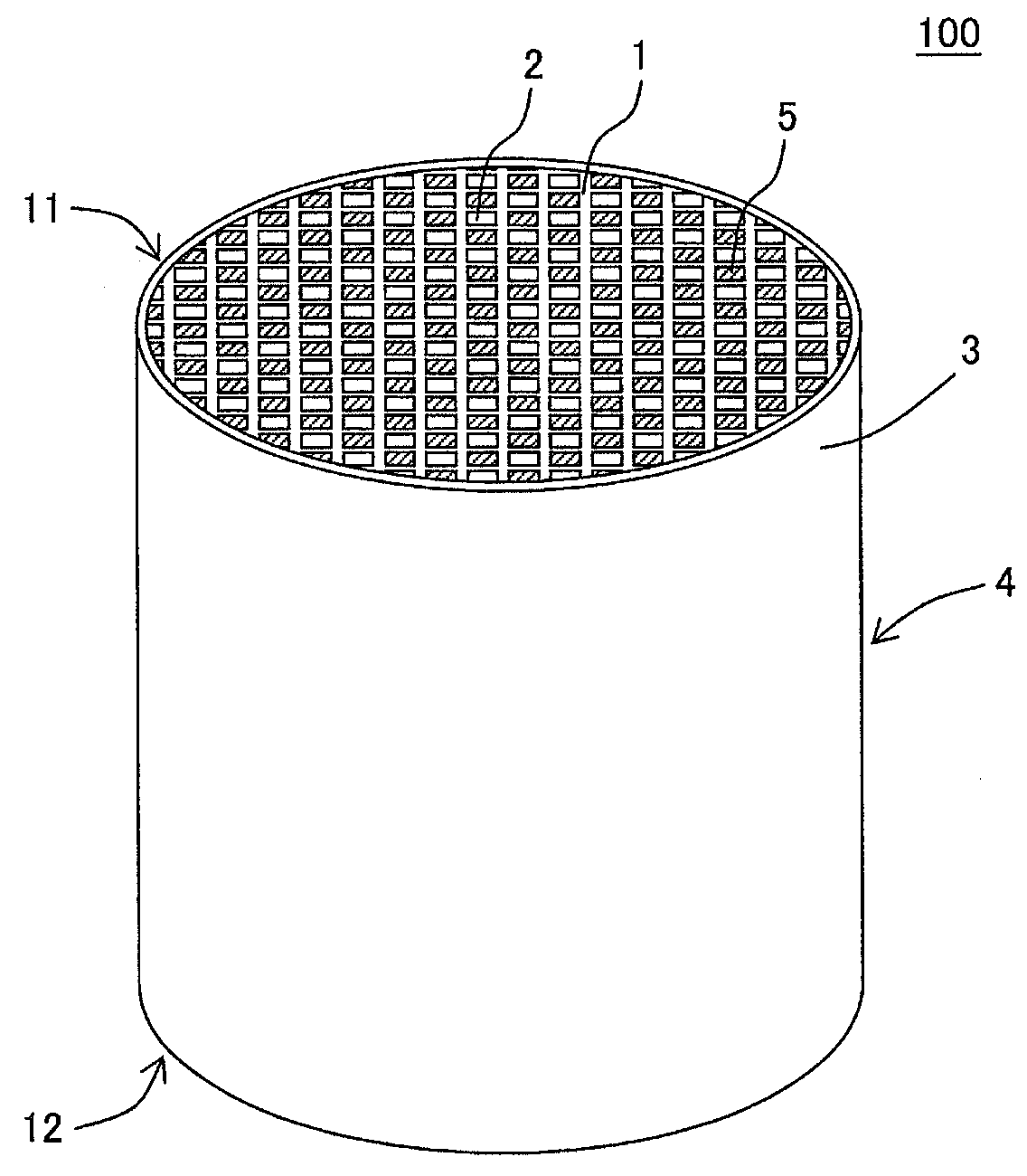 Plugged honeycomb structure