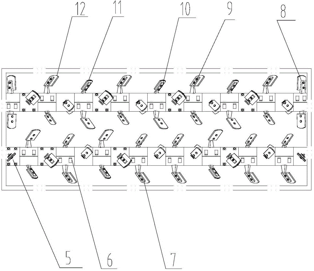 Double-horizontal-shaft continuous stirrer with oppositely arranged inner and outer stirring units