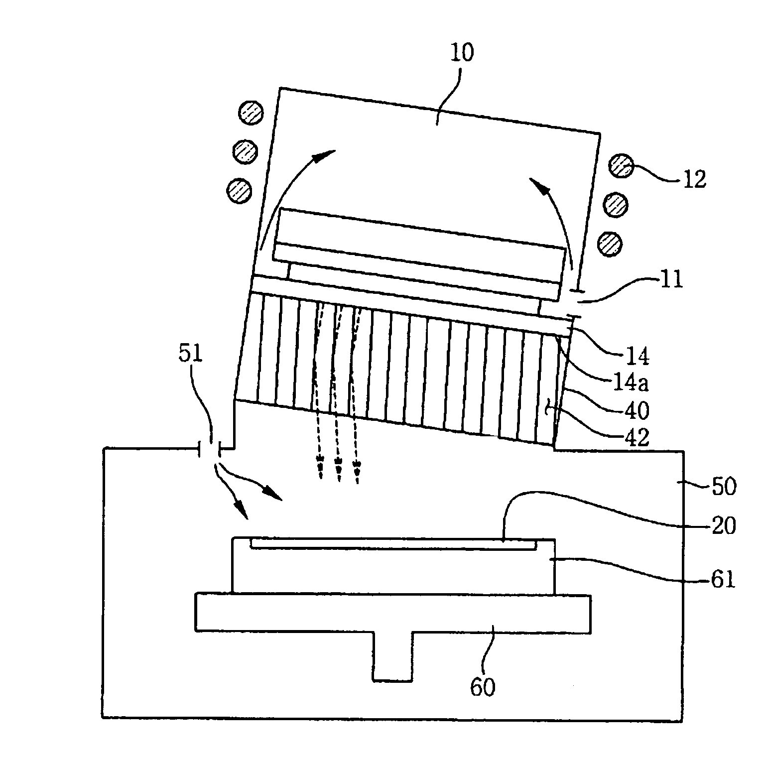 Atomic layer deposition apparatus using neutral beam and method of depositing atomic layer using the same