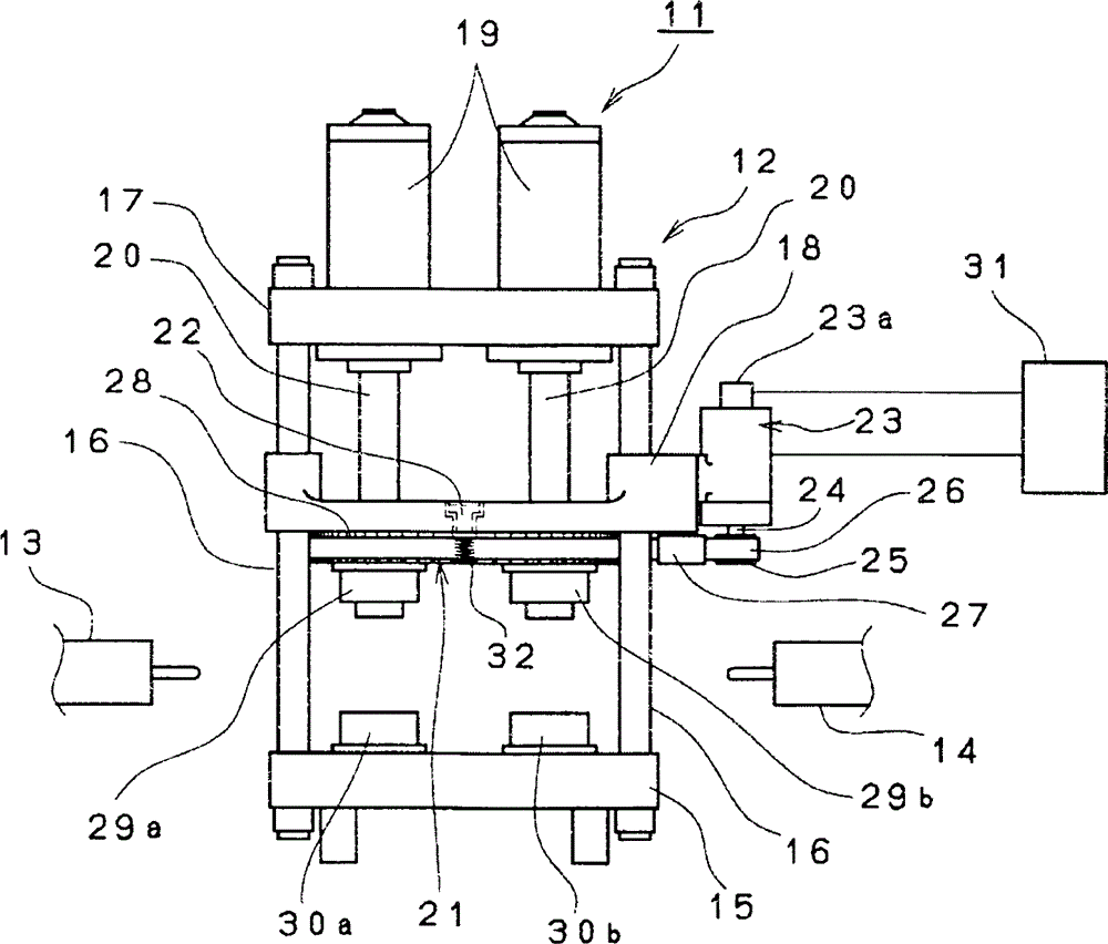 Mold rotation type injection molding machine and rotary table rotation method