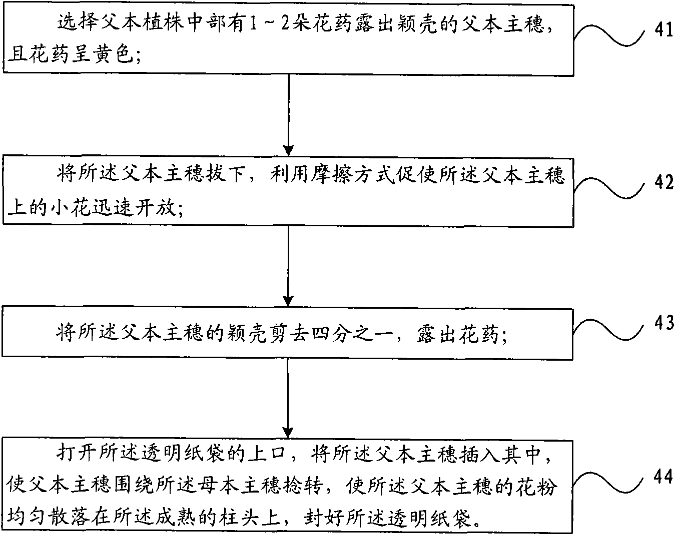 Wheat hybridizing method