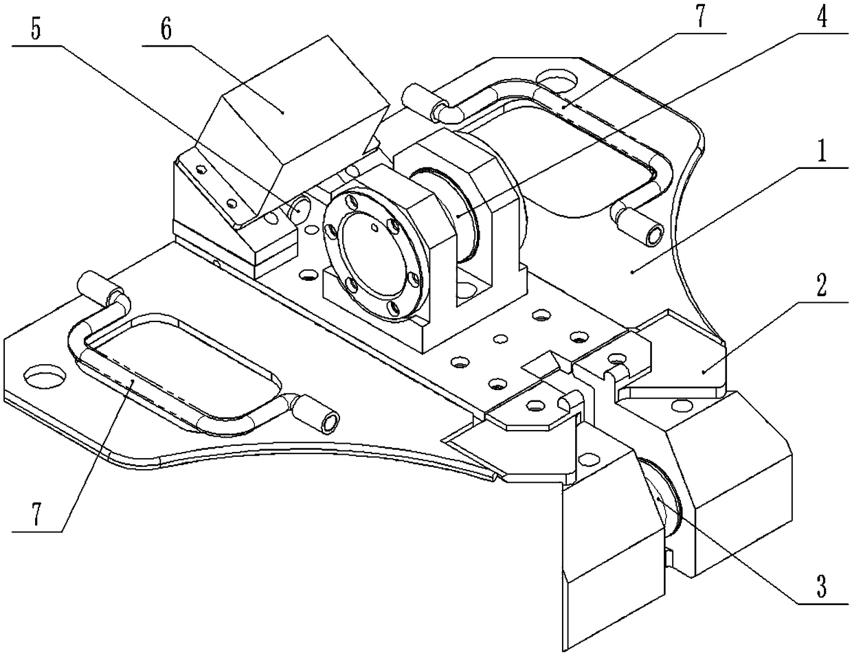 Horizontal well cable protection device and application method