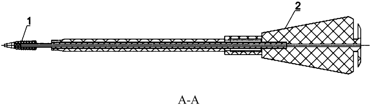 Knot-free anchor and implantation device thereof