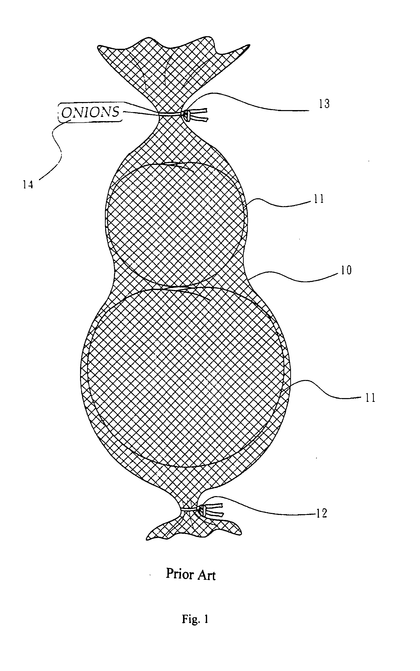 Method for manufacturing tube mesh bag