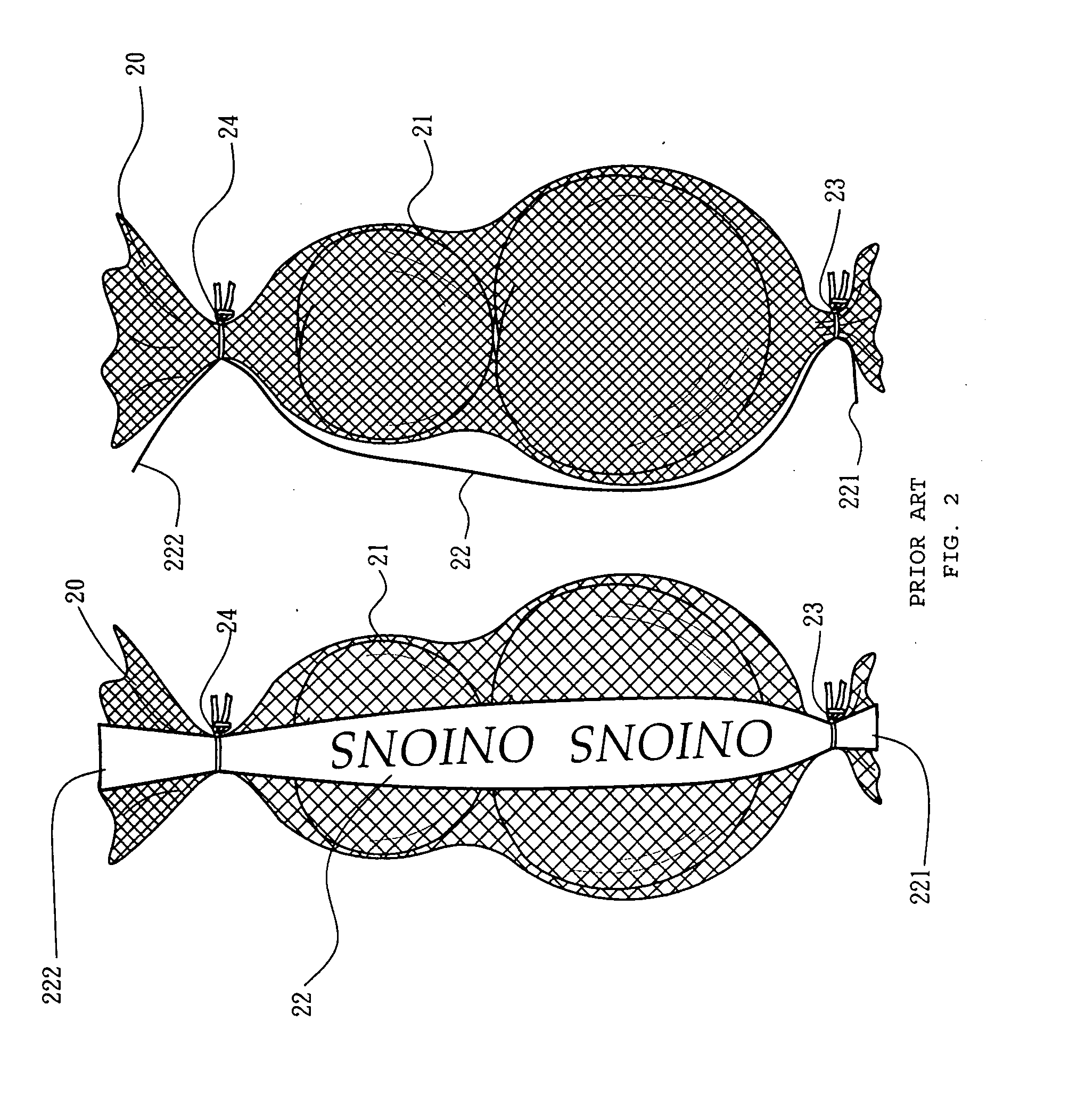 Method for manufacturing tube mesh bag