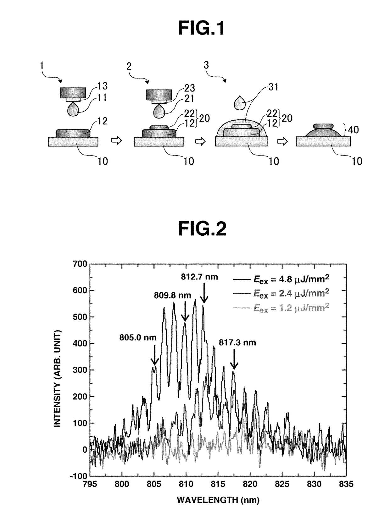 Method for producing organic microdisk structure