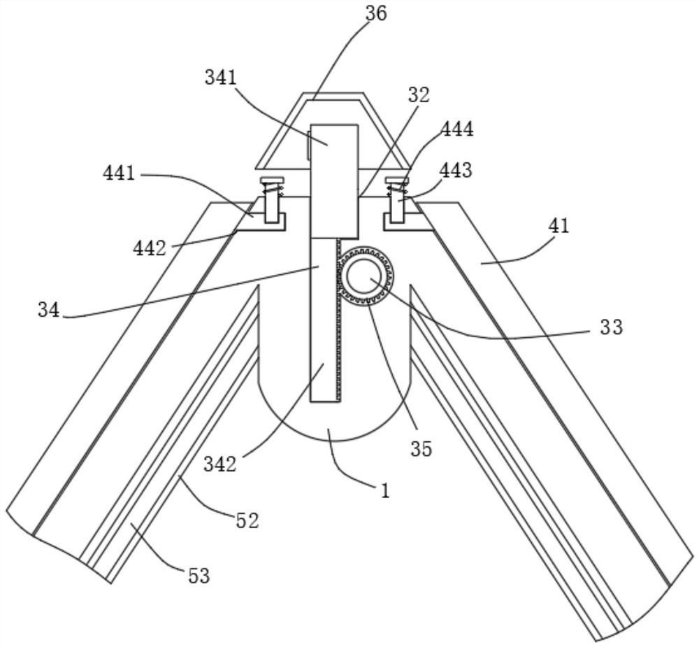 Textile airing device with clamping structure and using method of textile airing device