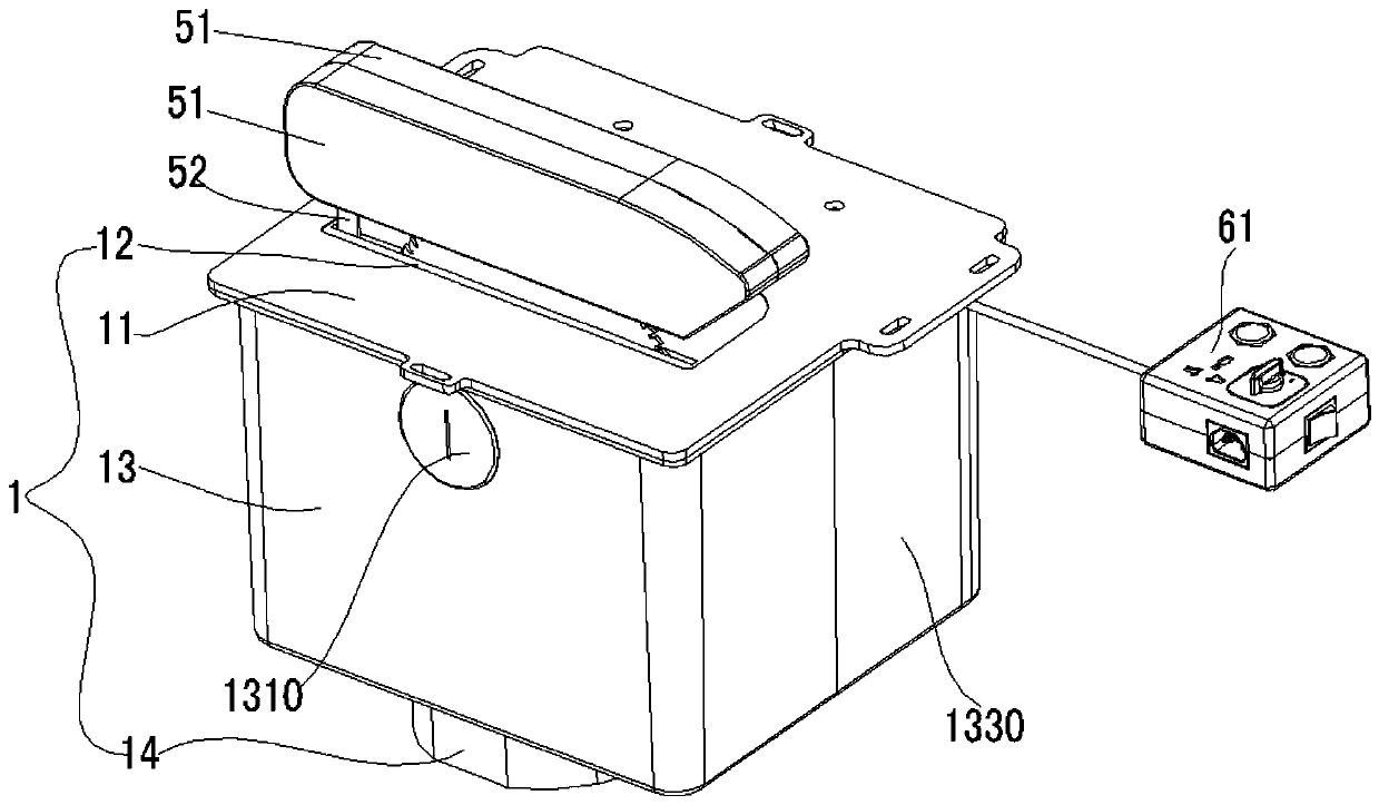 Mute dust-free electric saw