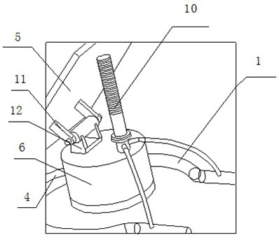 Annular magnetic rod hydraulic displacement transmission device for solar tracking system