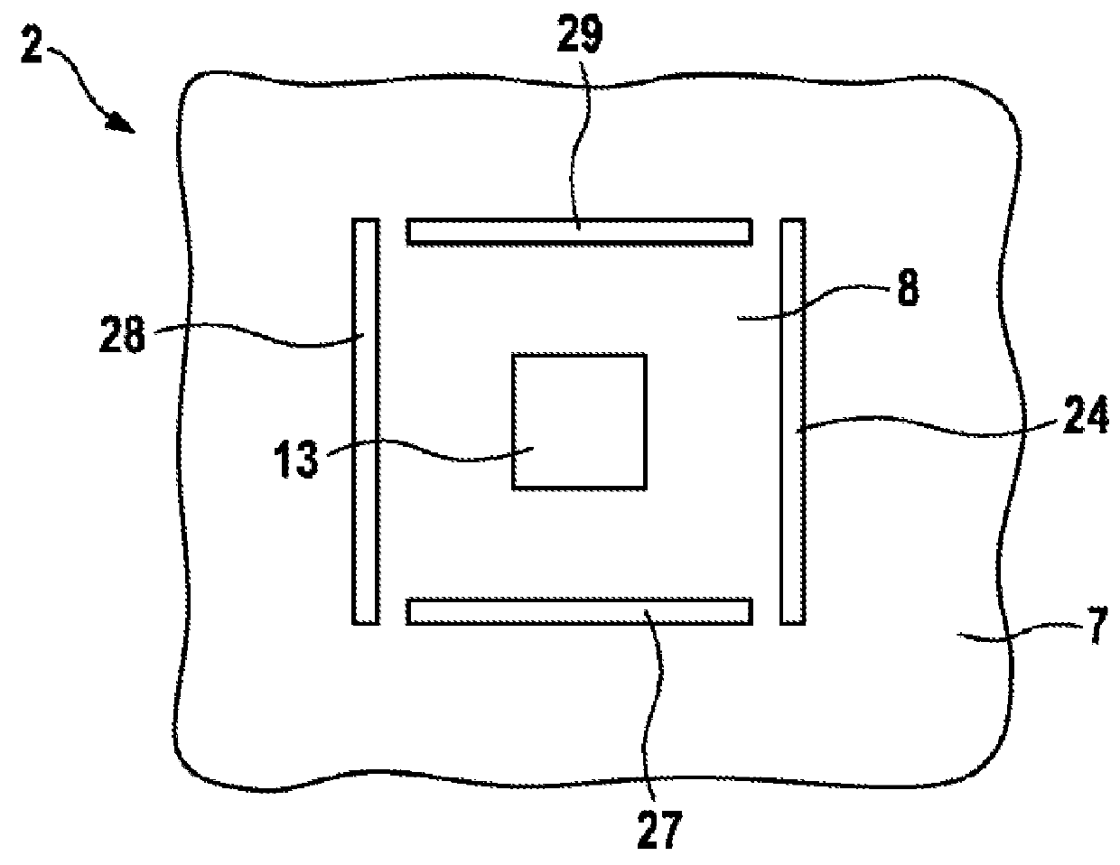 Printed circuit board arrangement comprising an oscillatory system