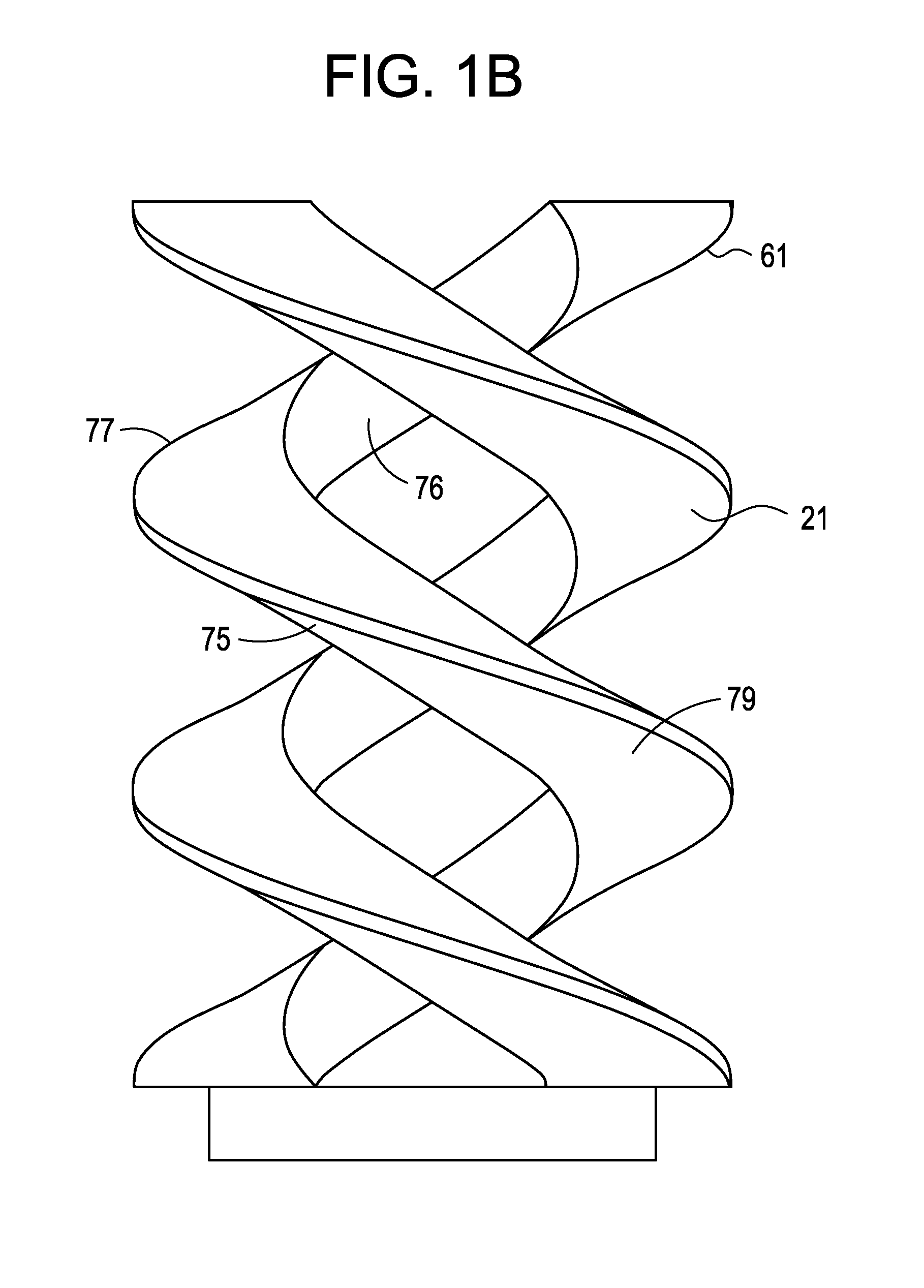 Intervertebral ligament having a helical bone fastener