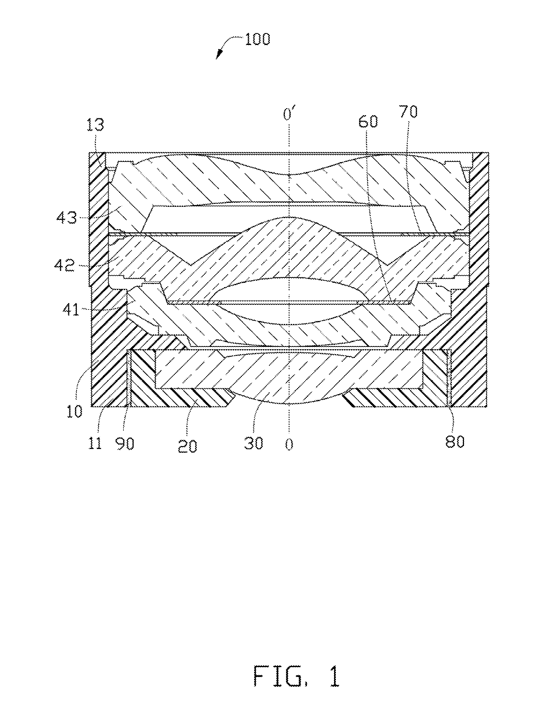 Fixed-focus lens module