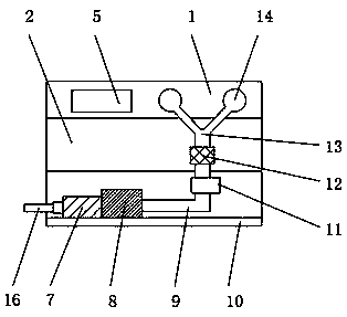 Cleaning and sterilizing water tank device with heat dissipation function