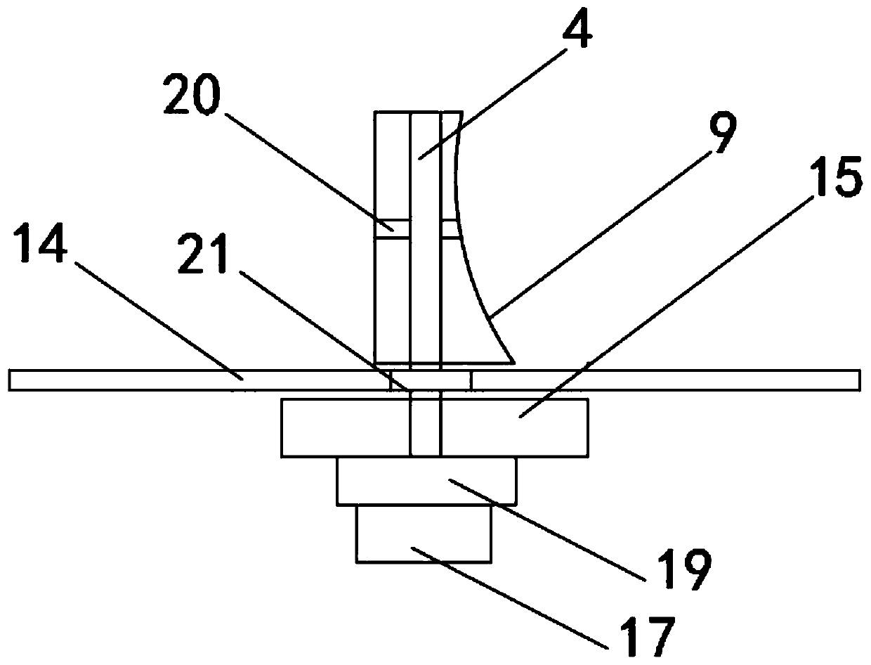 Car carrying basket anti-shaking mechanism of vertical circulation garage