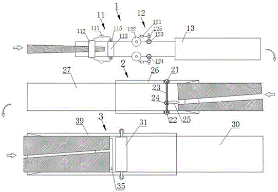 Bamboo strip grinding device