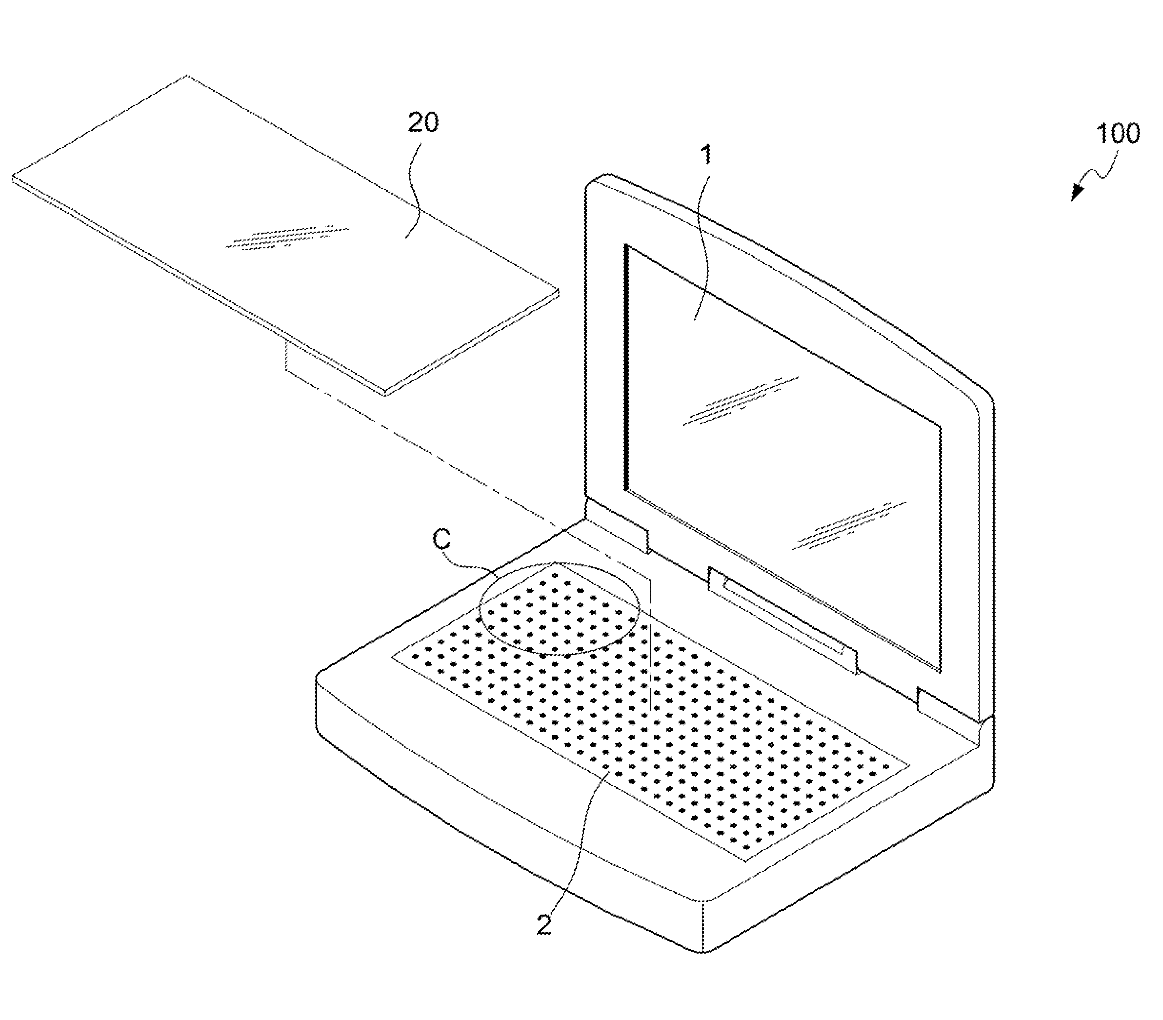 Electronic Device Equipped with Programmable Key Layout and Method for Programming Key Layout