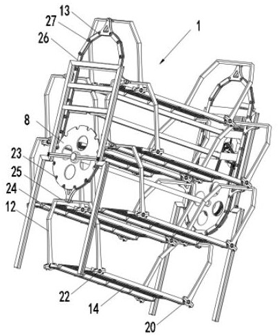 An adjustable new energy vehicle charging parking space