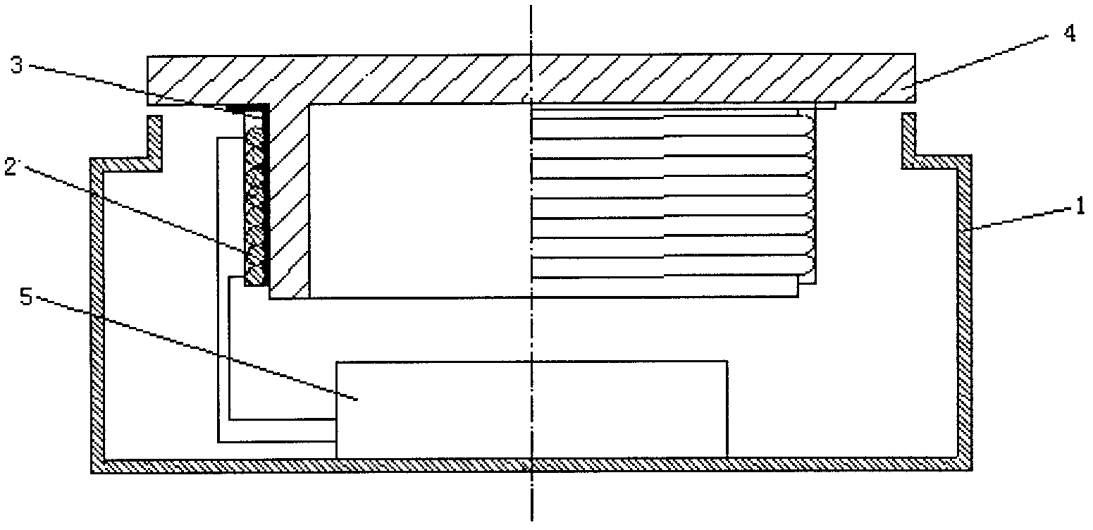 Electromagnetic heating closed electric furnace