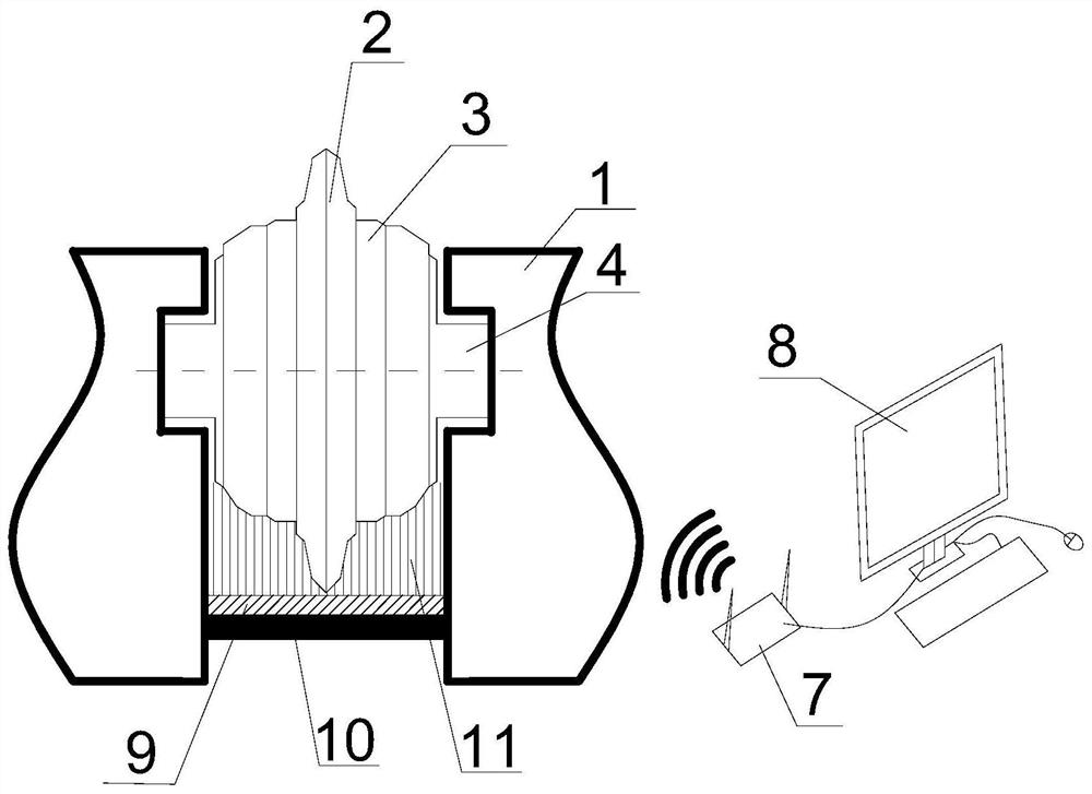 A real-time monitoring device and method for TBM hob loss state