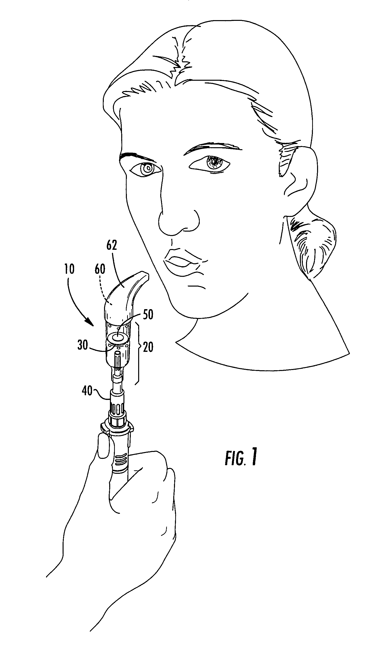 Device and method for delivering an aerosol drug