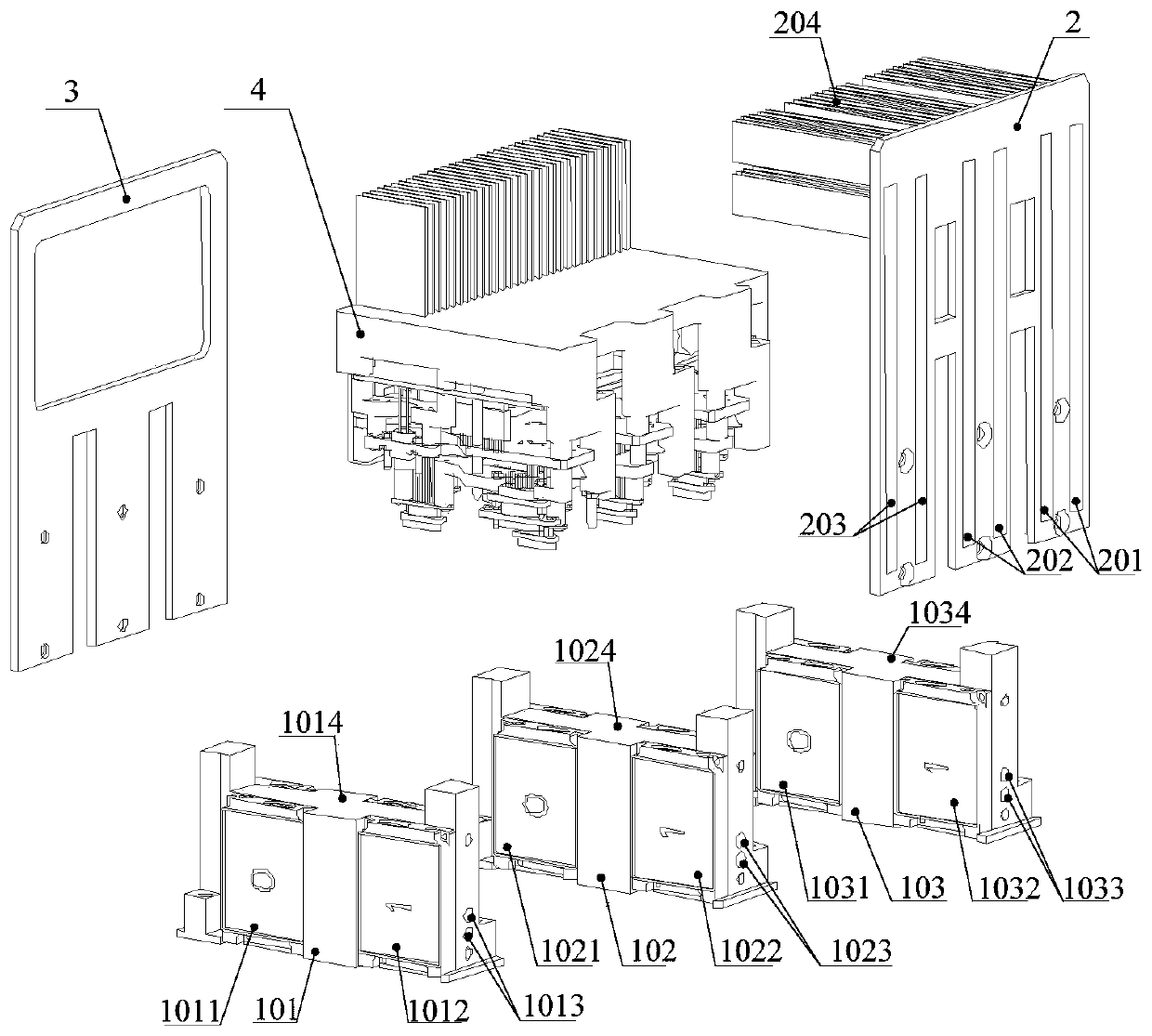 Multifunctional integrated active antenna subarray