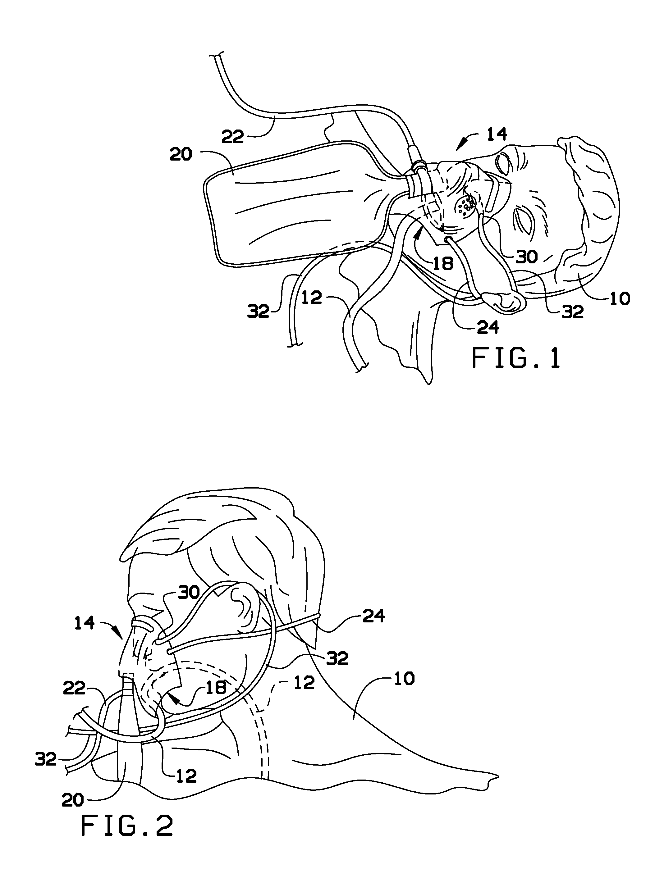 Oxygen face mask with capnometer and side port