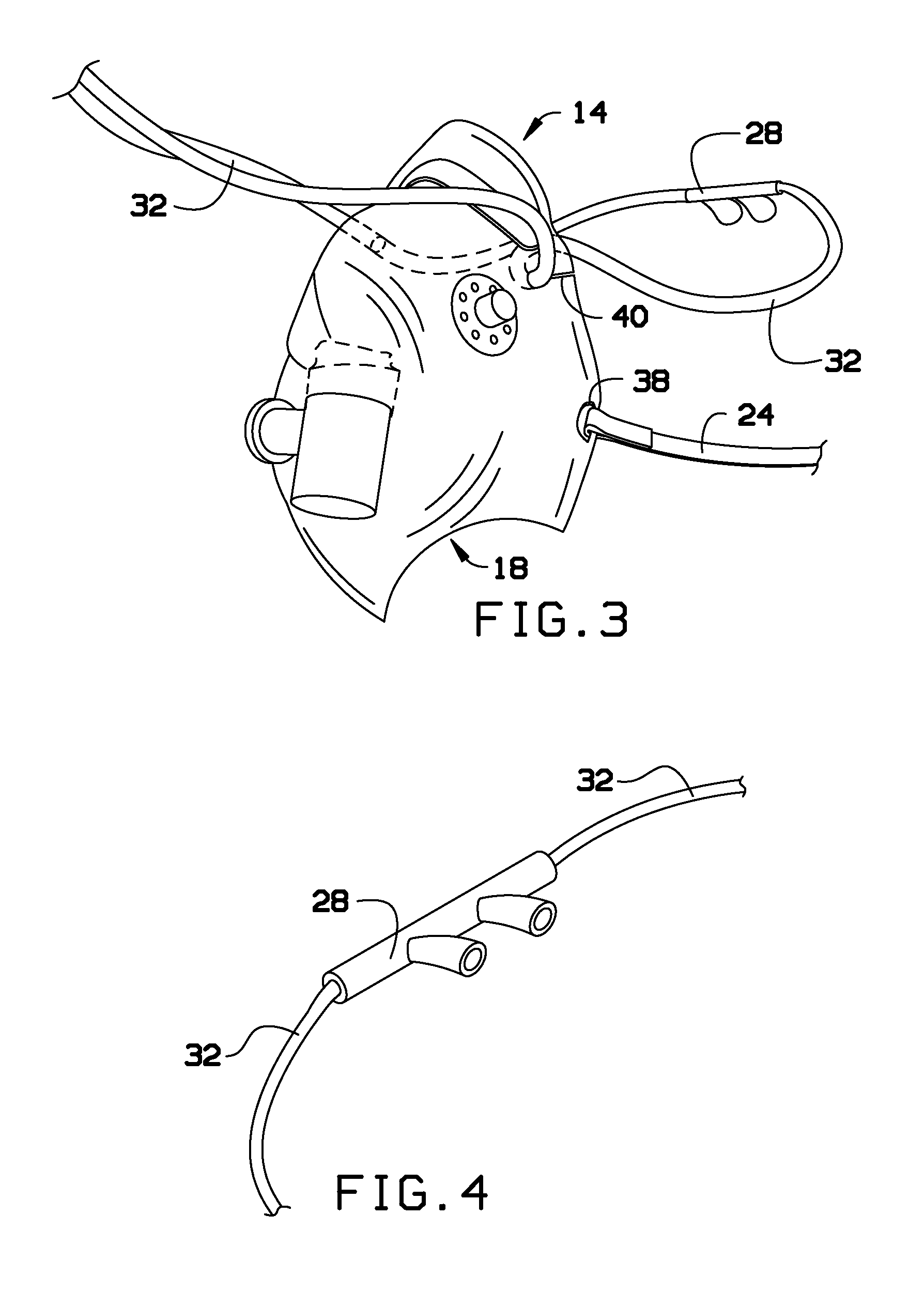 Oxygen face mask with capnometer and side port