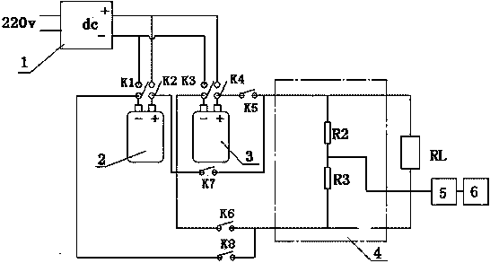 Uninterrupted rechargeable battery power supply