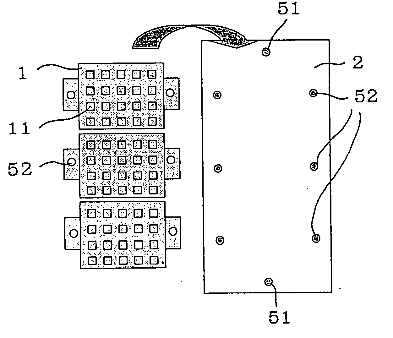 Grinding jig set and grinding method