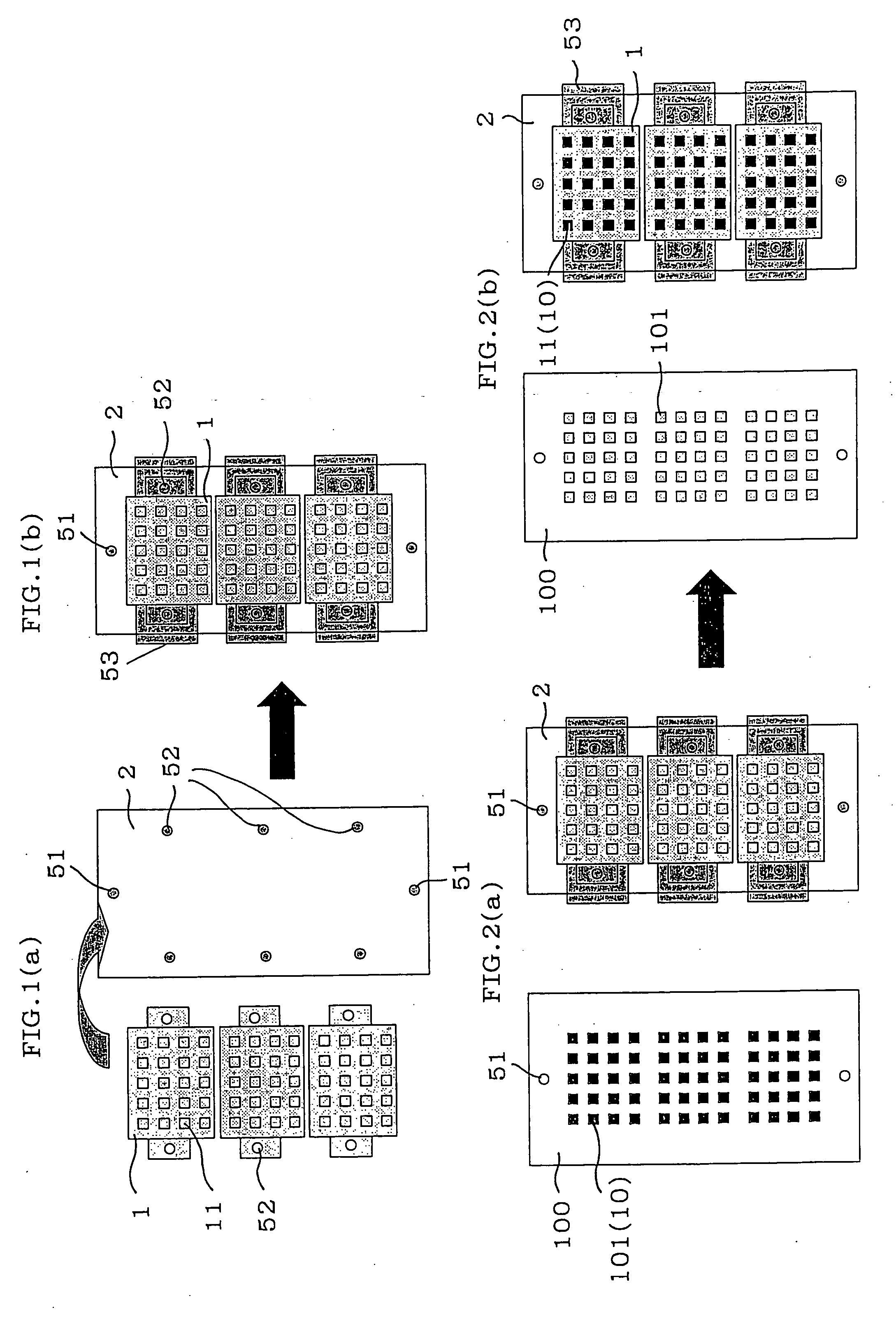 Grinding jig set and grinding method