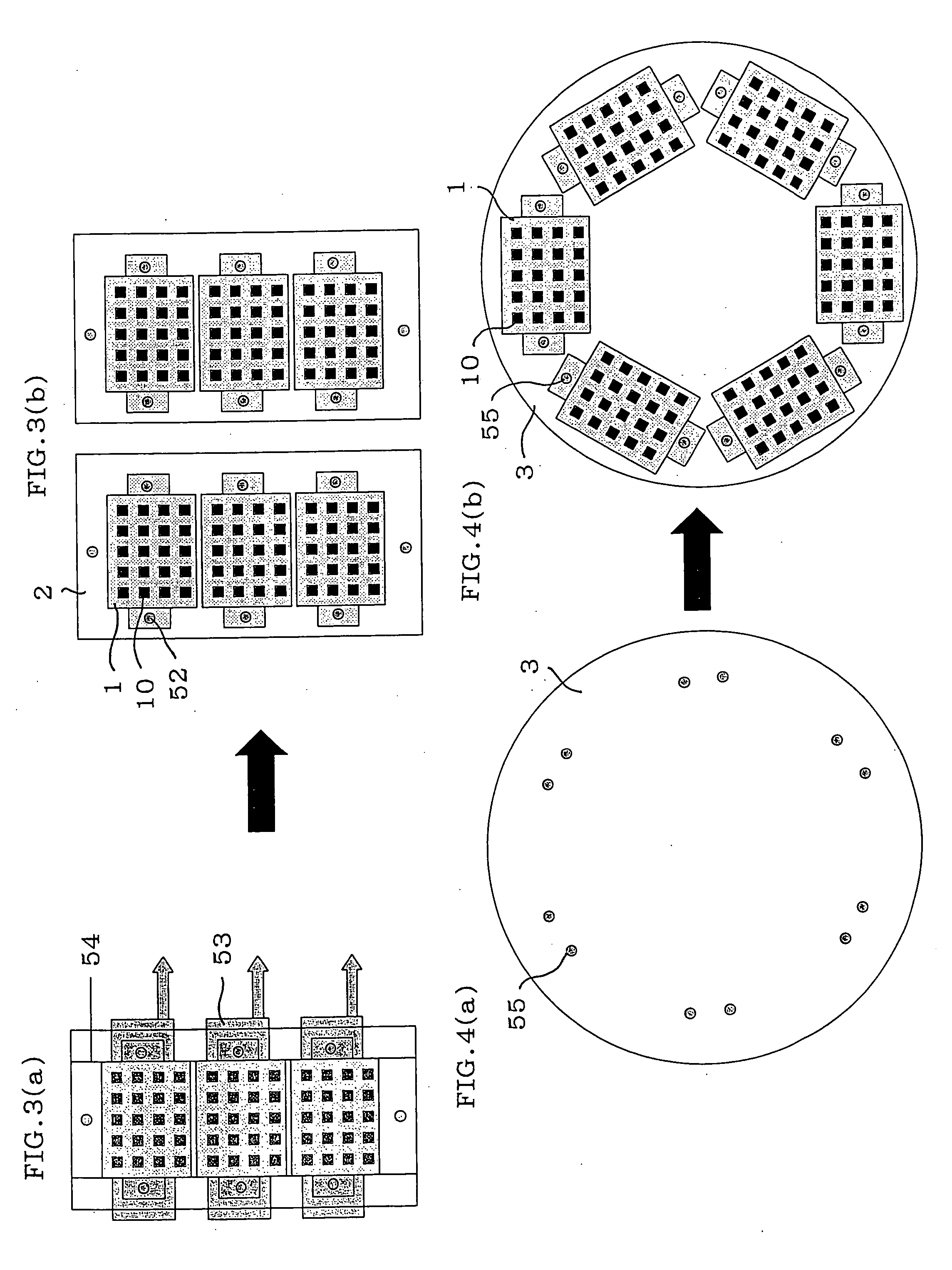 Grinding jig set and grinding method