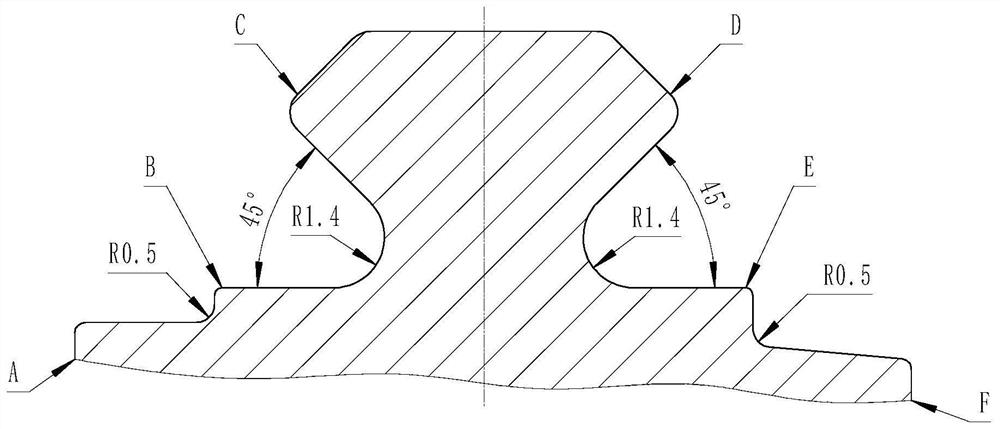 Method for processing blade tenon