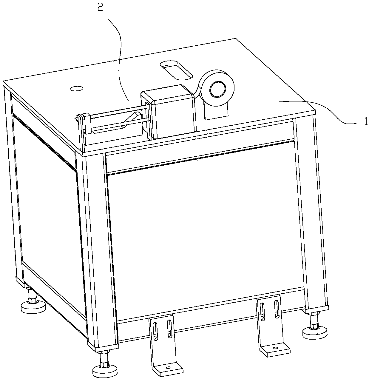 Adhesive tape cutting machine