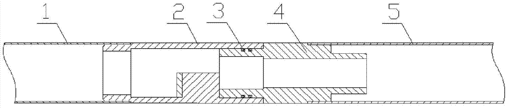 A drill pipe quick connection mechanism