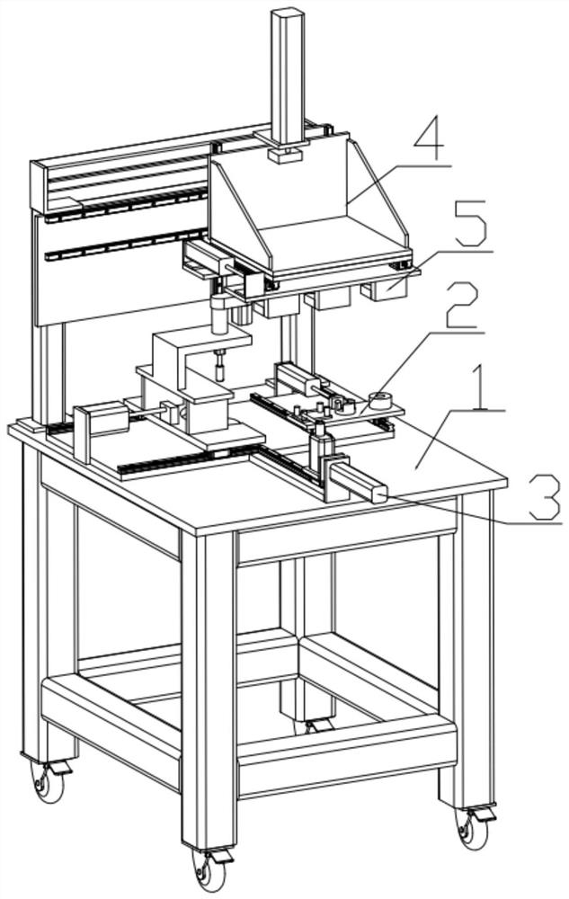 Automatic assembling device for automobile cooling fan