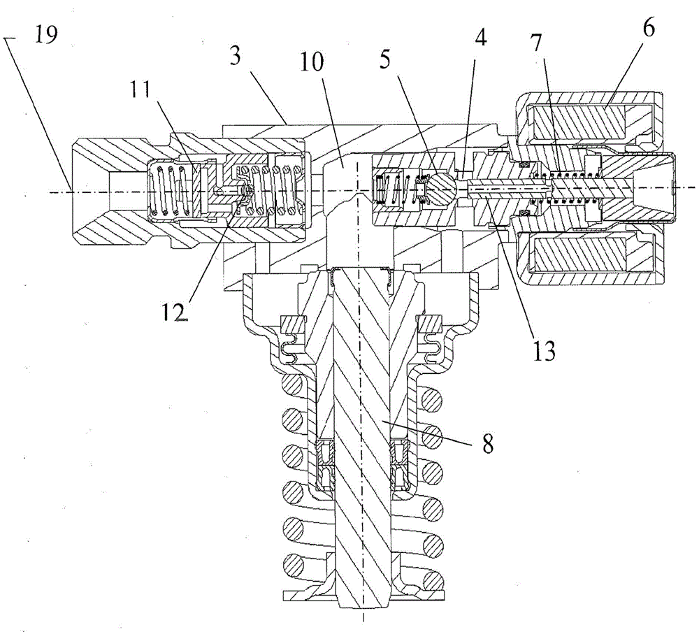 Electronically controlled inlet metered single piston fuel pump