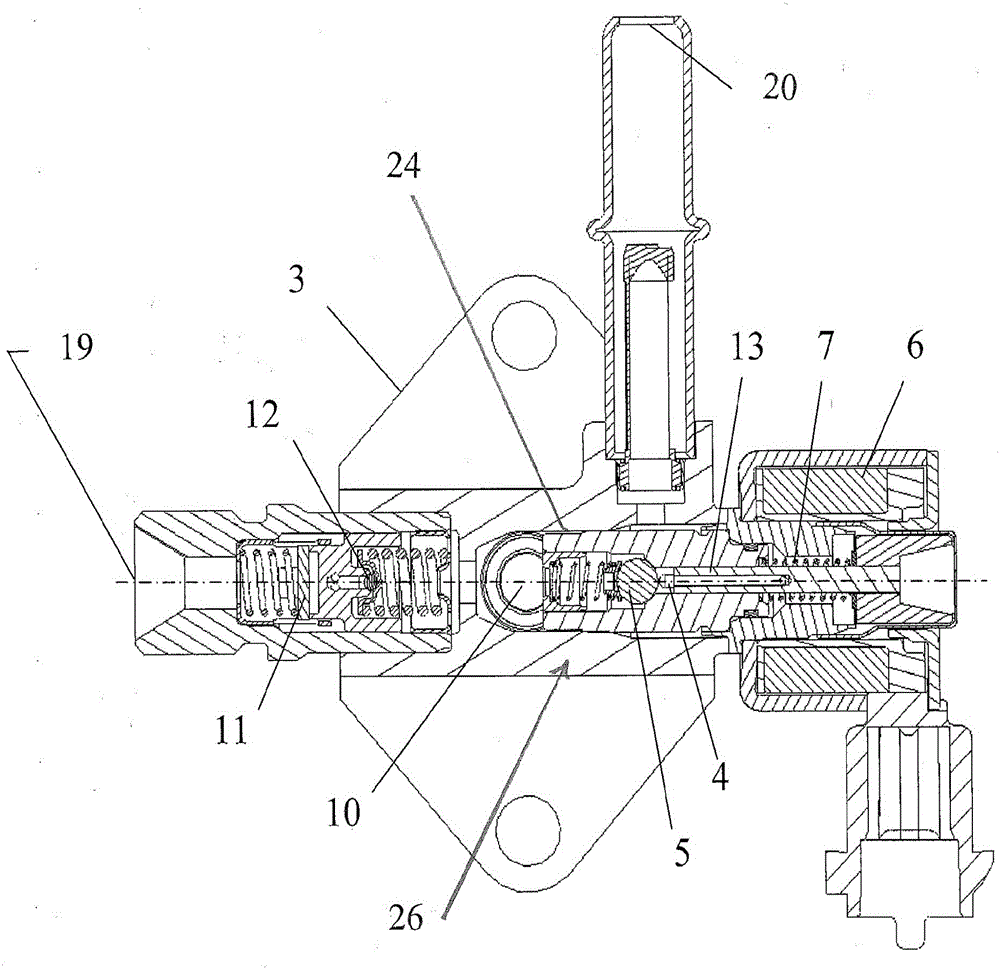 Electronically controlled inlet metered single piston fuel pump