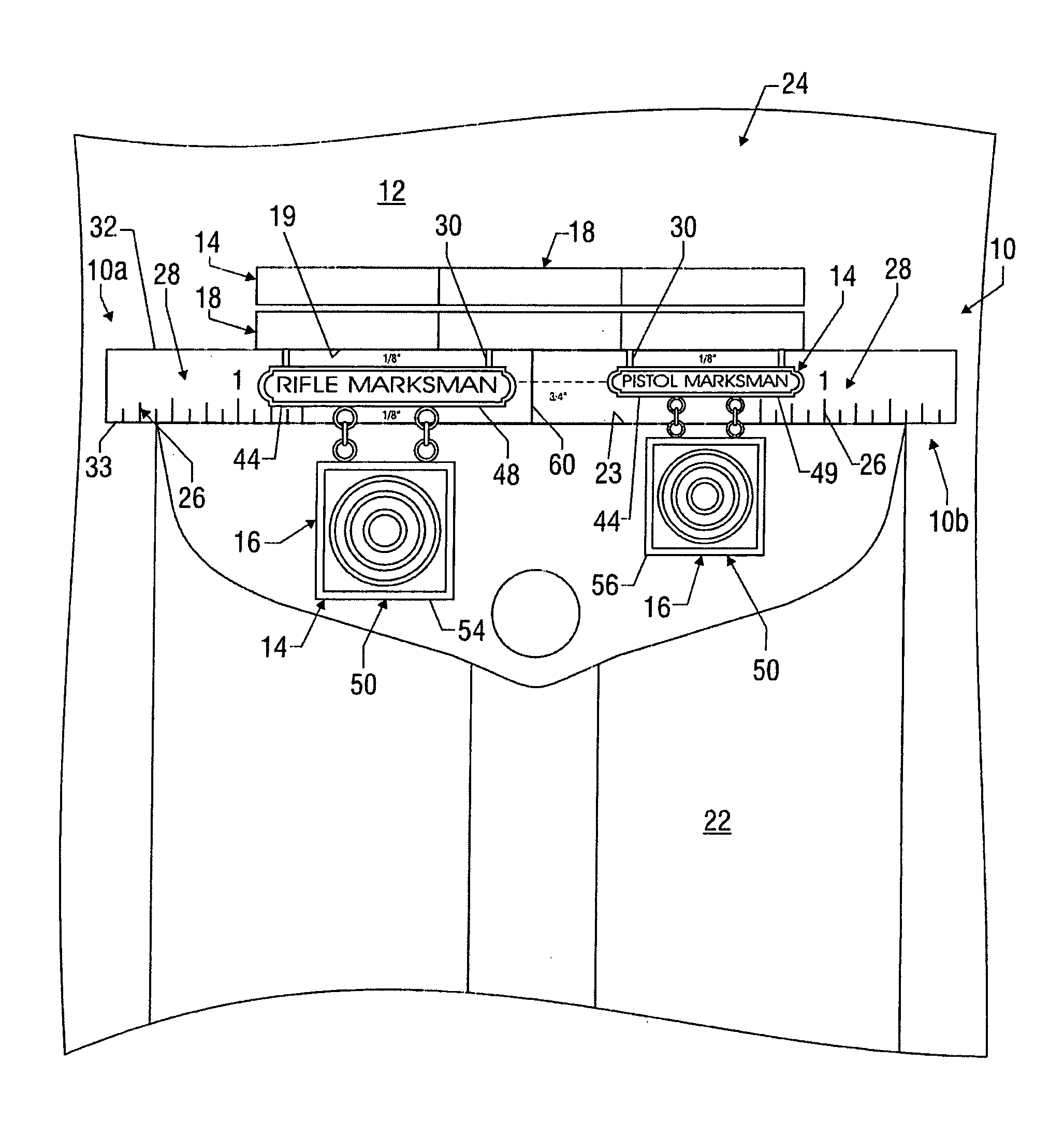 Apparatus and methods for the placement of badges, ribbons and/or other items