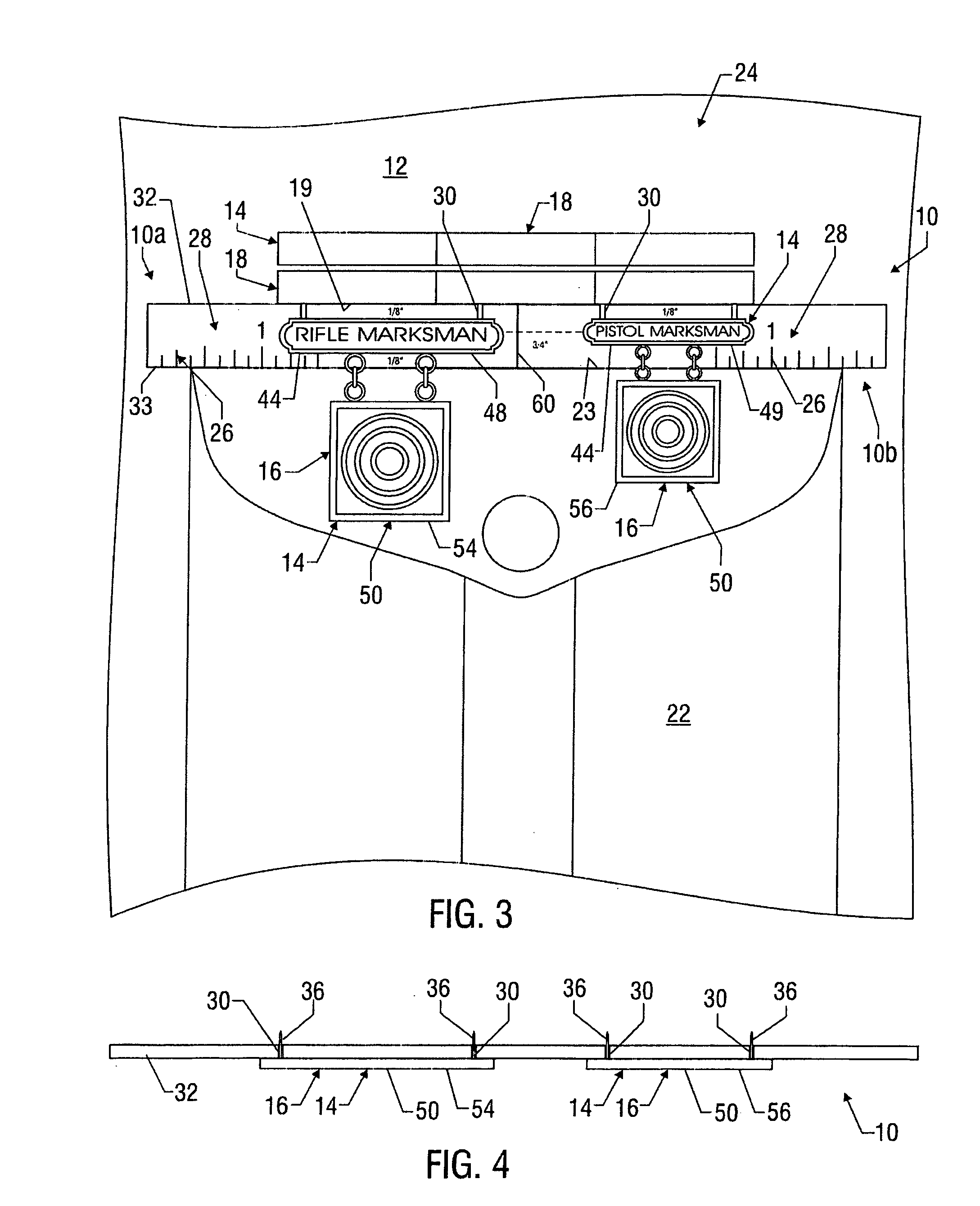 Apparatus and methods for the placement of badges, ribbons and/or other items