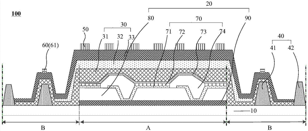 Touch control display panel and touch control display device