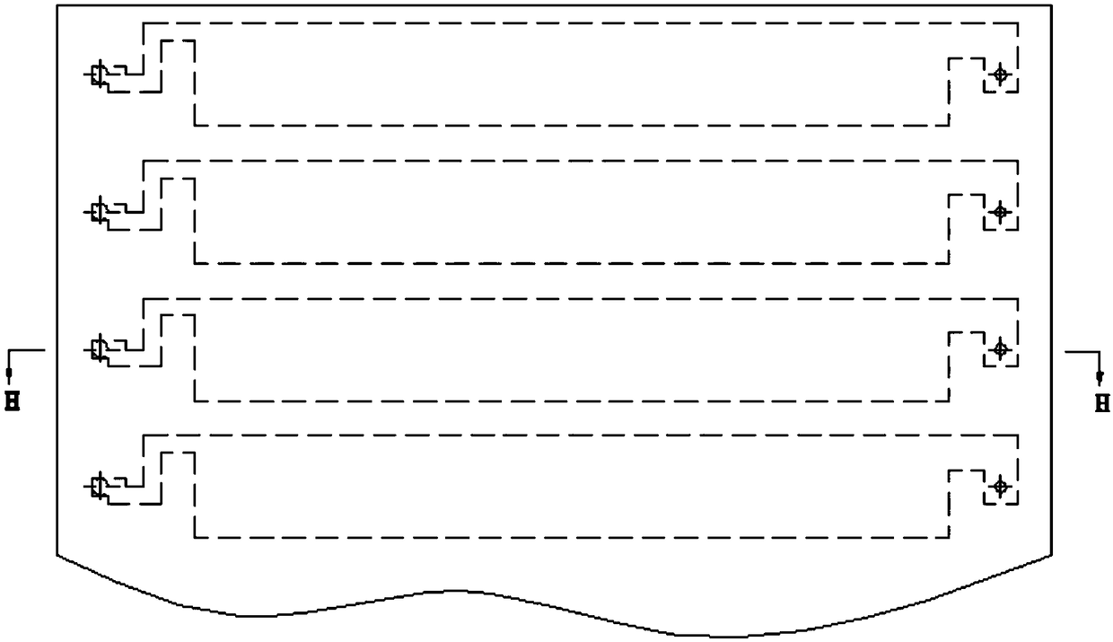 Piezoelectric inkjet printing spray head structure preventing ink backflow