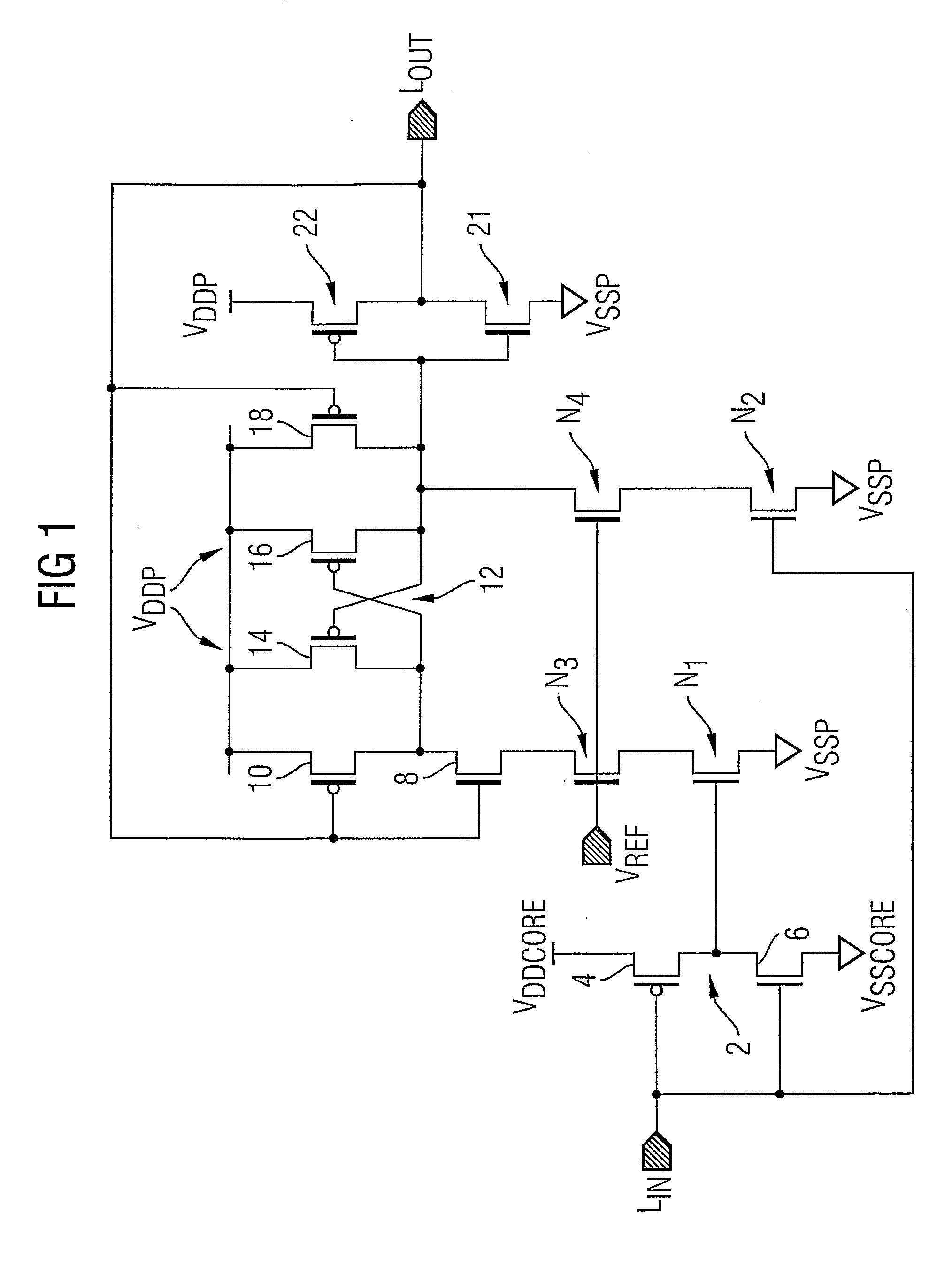 Digital Voltage Level Shifter