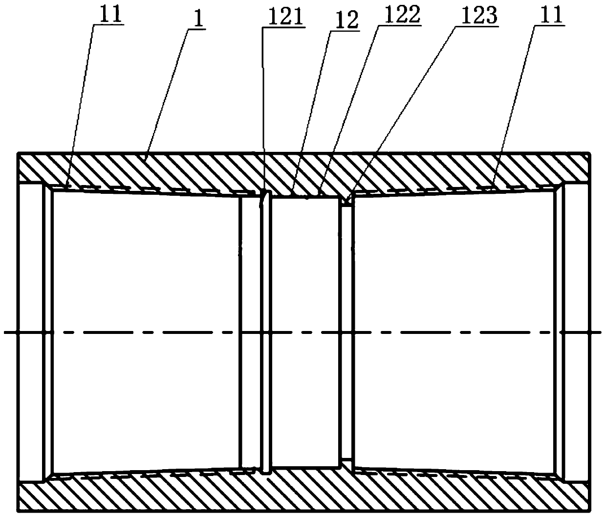 Special coupling with sealing and positioning structure