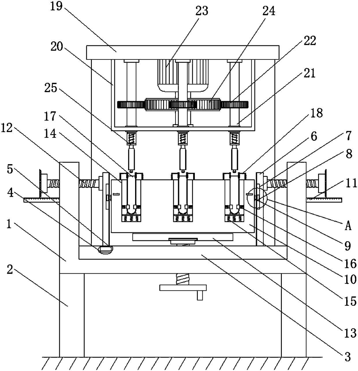 Medical test tube cleaning device