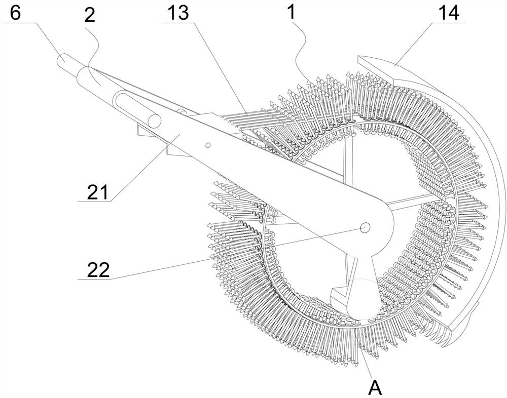 Pickup device and collecting device using same