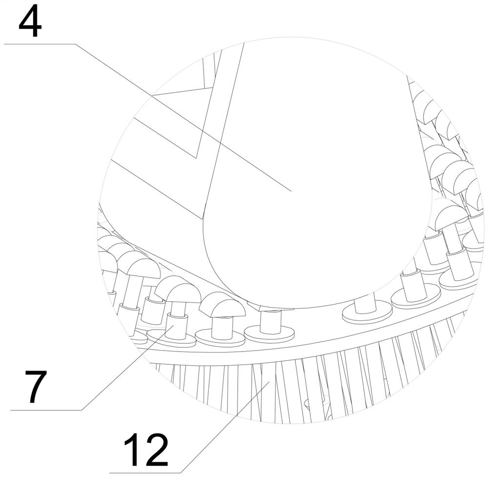 Pickup device and collecting device using same