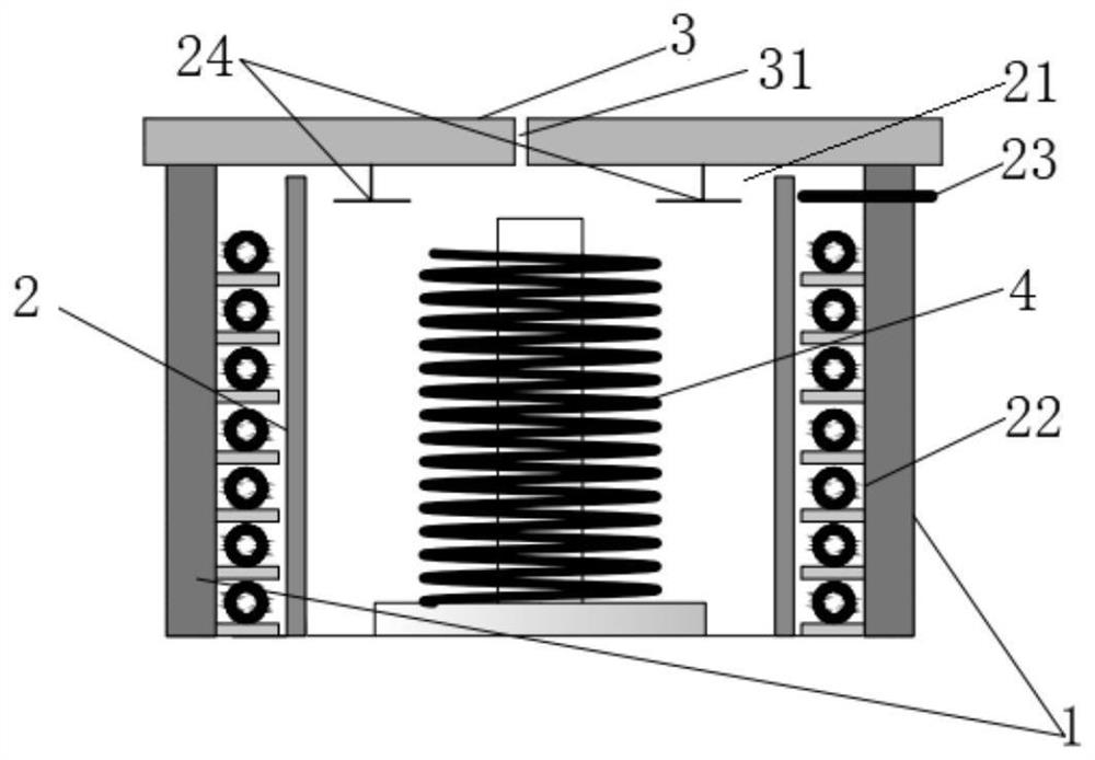 Surface treatment method and device for nickel-chromium alloy wire